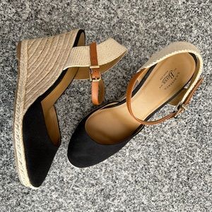 Bass Espadrilles - worn once, like new!